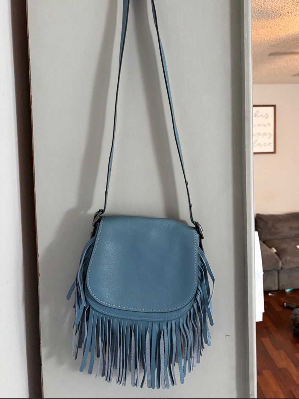 Coach 1941 tea rose Fringed Blue Crossbody - Women